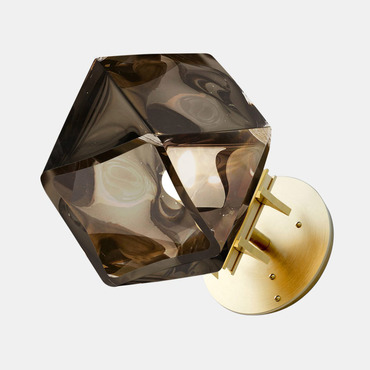 Welles Glass Single Wall Sconce | Gabriel Scott at Lightology Welles Glass Single Wall Sconce