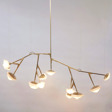 Myriad Linear Chandelier | Gabriel Scott at Lightology Myriad Linear Chandelier