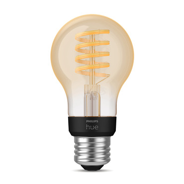 Hue A19 7W White Ambiance Filament Smart Bulb