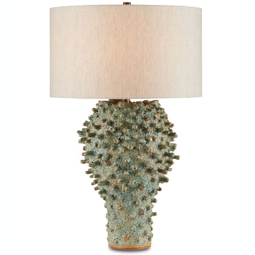 Sea Urchin Table Lamp | Currey and Company at Lightology Sea Urchin Table Lamp