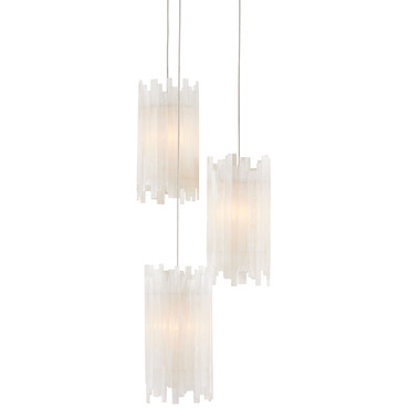 Escenia Multi-Light Pendant | Currey and Company at Lightology Escenia Multi-Light Pendant