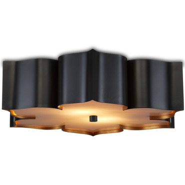 Grand Lotus Ceiling Light | Currey and Company at Lightology Grand Lotus Ceiling Light