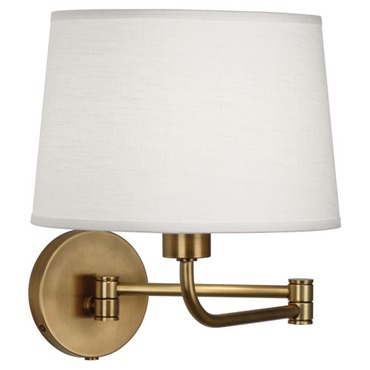 Koleman Swing Arm Wall Sconce | Robert Abbey at Lightology Koleman Swing Arm Wall Sconce