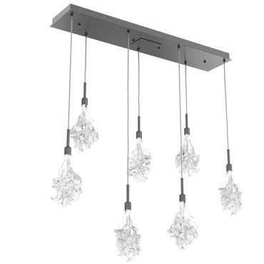 Blossom Linear Multi Light Pendant | Hammerton Studio at Lightology Blossom Linear Multi Light Pendant