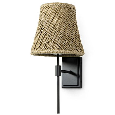 Augustine Outdoor Torchiere Wall Sconce | Palecek at Lightology Augustine Outdoor Torchiere Wall Sconce