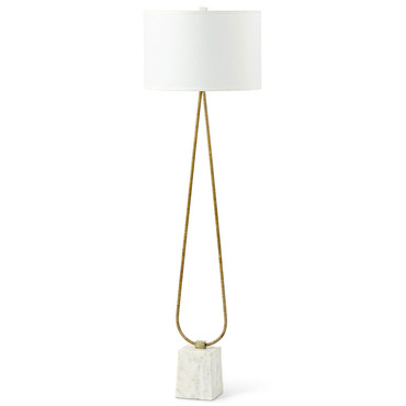 Winston Floor Lamp | Palecek at Lightology Winston Floor Lamp
