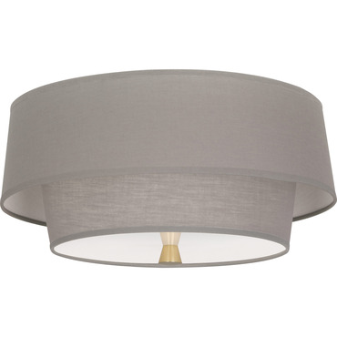 Decker Ceiling Flush Light | Robert Abbey at Lightology Decker Ceiling Flush Light