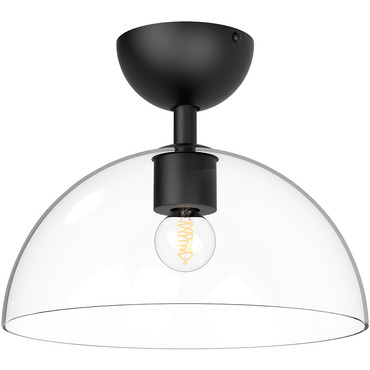 Jude Semi Flush Ceiling Light | Alora Mood at Lightology Jude Semi Flush Ceiling Light