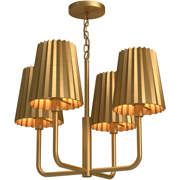 Plisse Chandelier | Alora Mood at Lightology Plisse Chandelier