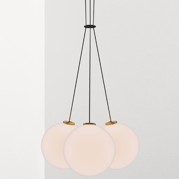Glass 120 Cluster Chandelier | Anony at Lightology Glass 120 Cluster Chandelier