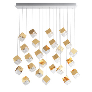 Pyrite Linear Pendant | Bomma at Lightology Pyrite Linear Pendant
