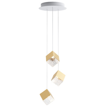 Pyrite Multi Light Pendant | Bomma at Lightology Pyrite Multi Light Pendant