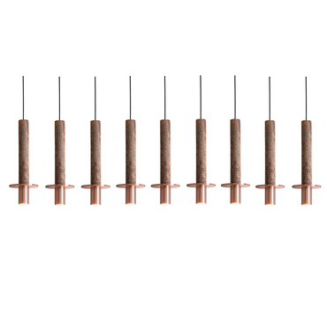 Meta Linear Nine Light Pendant | David Pompa at Lightology Meta Linear Nine Light Pendant