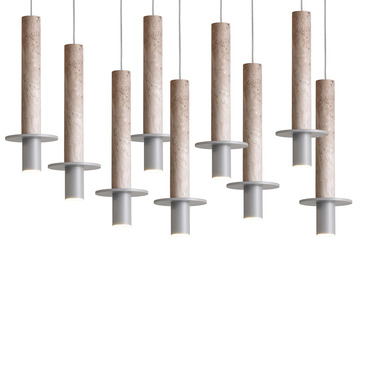 Meta Round Nine Light Pendant | David Pompa at Lightology Meta Round Nine Light Pendant