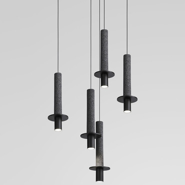 Meta Round Five Light Pendant