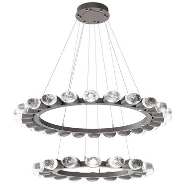 Pebble Tiered Chandelier | Hammerton Studio at Lightology Pebble Tiered Chandelier