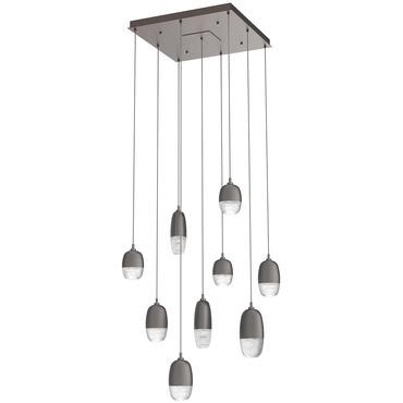 Pebble Square Multi Light Pendant | Hammerton Studio at Lightology Pebble Square Multi Light Pendant