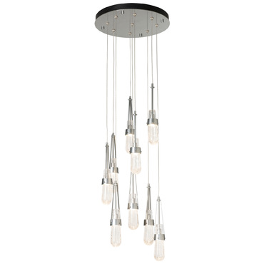 Link Round Multi Light Pendant | Hubbardton Forge at Lightology Link Round Multi Light Pendant