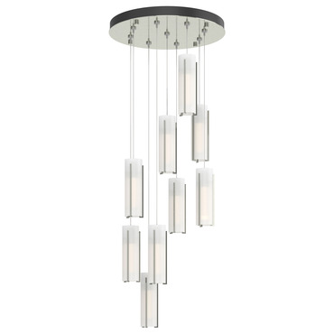 Exos 9 Light Multi Light Pendant | Hubbardton Forge at Lightology Exos 9 Light Multi Light Pendant