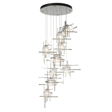 Tura Round Multi Light Pendant | Hubbardton Forge at Lightology Tura Round Multi Light Pendant