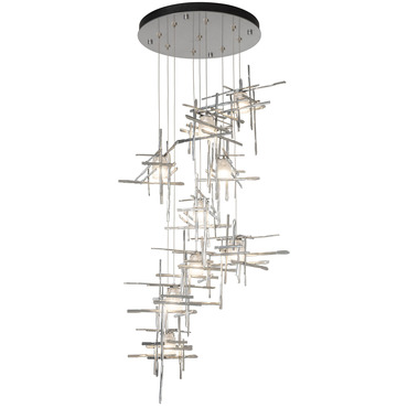 Tura Round Multi Light Pendant | Hubbardton Forge at Lightology Tura Round Multi Light Pendant
