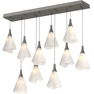 Mobius Linear Multi Light Pendant | Hubbardton Forge at Lightology Mobius Linear Multi Light Pendant