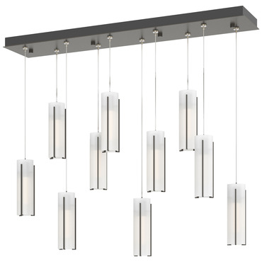 Exos Linear Multi Light Pendant | Hubbardton Forge at Lightology Exos Linear Multi Light Pendant