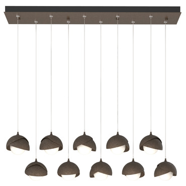 Brooklyn Linear Multi Light Pendant | Hubbardton Forge at Lightology Brooklyn Linear Multi Light Pendant