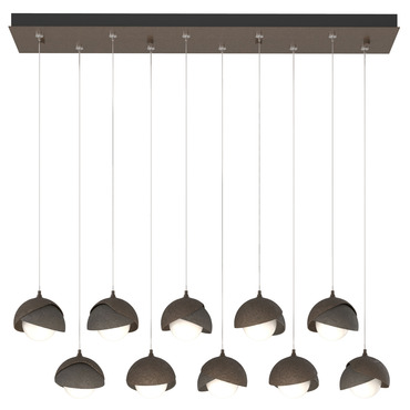 Brooklyn Linear Multi Light Pendant | Hubbardton Forge at Lightology Brooklyn Linear Multi Light Pendant