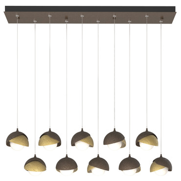 Brooklyn Linear Multi Light Pendant | Hubbardton Forge at Lightology Brooklyn Linear Multi Light Pendant