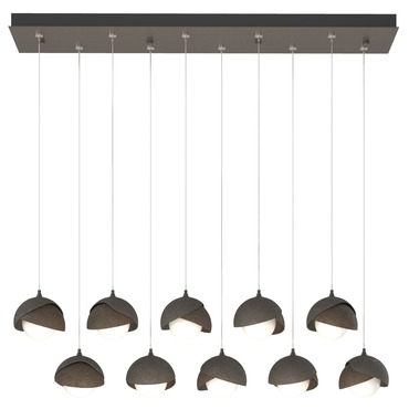 Brooklyn Linear Multi Light Pendant | Hubbardton Forge at Lightology Brooklyn Linear Multi Light Pendant