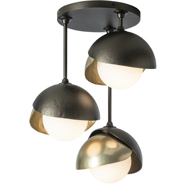 Brooklyn Double Multi Semi Flush Light | Hubbardton Forge at Lightology Brooklyn Double Multi Semi Flush Light