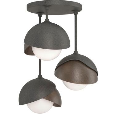 Brooklyn Double Multi Semi Flush Light | Hubbardton Forge at Lightology Brooklyn Double Multi Semi Flush Light