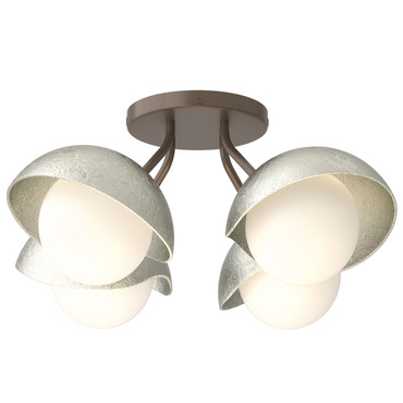 Brooklyn Single Shade Wide Semi Flush Light