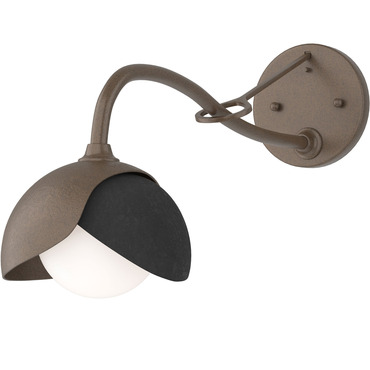 Brooklyn Double Shade Long Arm Wall Sconce