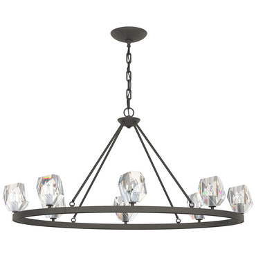 Gatsby Oval Chandelier | Hubbardton Forge at Lightology Gatsby Oval Chandelier