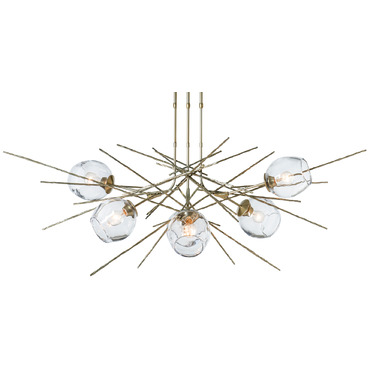 Griffin Linear Chandelier | Hubbardton Forge at Lightology Griffin Linear Chandelier