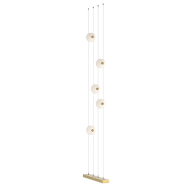 Abacus Floor to Ceiling Plug-In LED Lamp