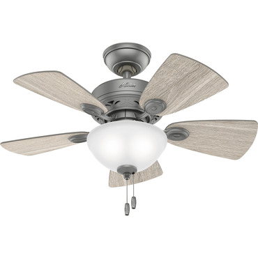 Watson Ceiling Fan with Light | Hunter Fan at Lightology Watson Ceiling Fan with Light