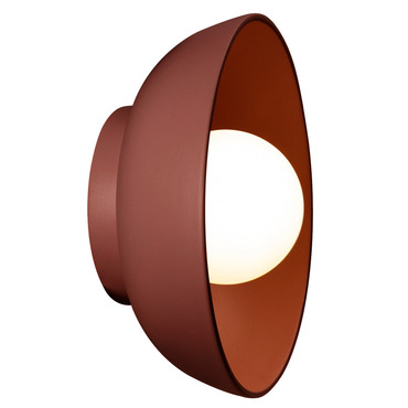 Ceramic Coupe Wall Sconce | Justice Design at Lightology Ceramic Coupe Wall Sconce