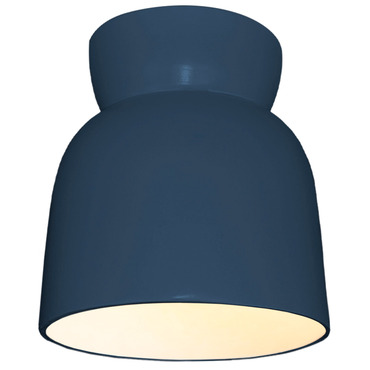 Ceramic Hourglass Ceiling Light Fixture | Justice Design at Lightology Ceramic Hourglass Ceiling Light Fixture