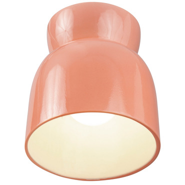 Ceramic Hourglass Outdoor Dark Sky Ceiling Light Fixture