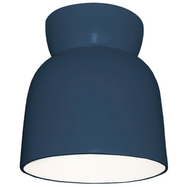 Ceramic Hourglass Outdoor Dark Sky Ceiling Light Fixture