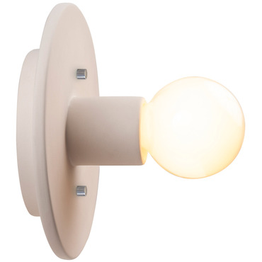 Ceramic Stepped Discus Wall Sconce