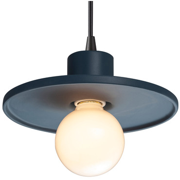 Ceramic Saucer Pendant | Justice Design at Lightology Ceramic Saucer Pendant