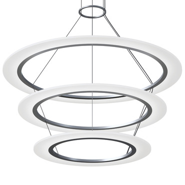 Arctic Multi-Tier Ring Pendant | Sonneman at Lightology Arctic Multi-Tier Ring Pendant