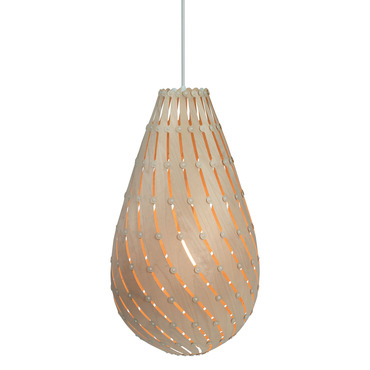 Ebb Drop Pendant | David Trubridge at Lightology Ebb Drop Pendant