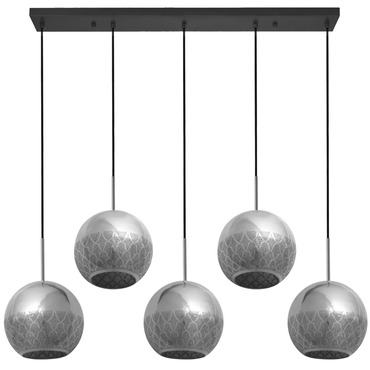 Nur Multi Light Linear Pendant | Dounia Home at Lightology Nur Multi Light Linear Pendant