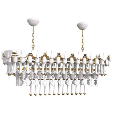 Seasons Oval Chandelier | Lladro at Lightology Seasons Oval Chandelier