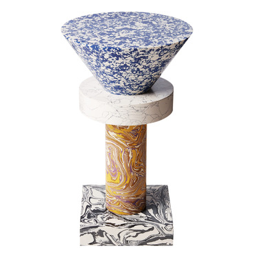 Swirl Cone Side Table